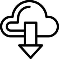 Cloud icon symbol vector image. Illustration of the hosting storage design image