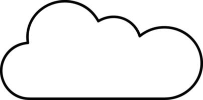 Cloud icon symbol vector image. Illustration of the hosting storage design image