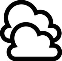 Cloud icon symbol vector image. Illustration of the hosting storage design image