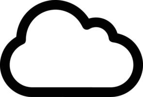 Cloud icon symbol vector image. Illustration of the hosting storage design image