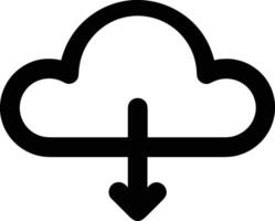 Cloud icon symbol vector image. Illustration of the hosting storage design image