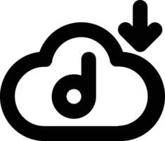 Cloud icon symbol vector image. Illustration of the hosting storage design image