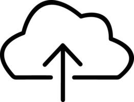 Cloud icon symbol vector image. Illustration of the hosting storage design image