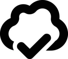 Cloud icon symbol vector image. Illustration of the hosting storage design image