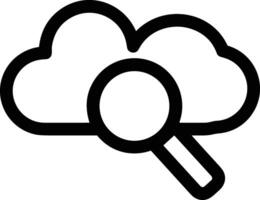 Cloud icon symbol vector image. Illustration of the hosting storage design image