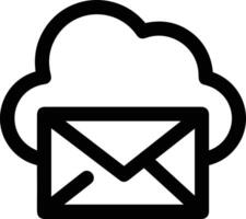 Cloud icon symbol vector image. Illustration of the hosting storage design image