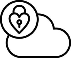 Cloud icon symbol vector image. Illustration of the hosting storage design image