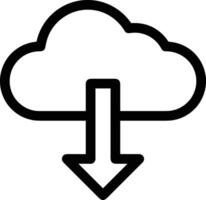 Cloud icon symbol vector image. Illustration of the hosting storage design image