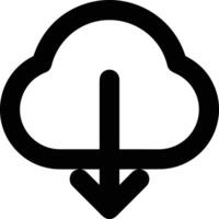 Cloud icon symbol vector image. Illustration of the hosting storage design image