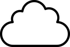 Cloud icon symbol vector image. Illustration of the hosting storage design image