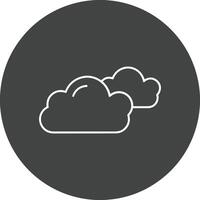 Cloud icon symbol vector image. Illustration of the hosting storage design image