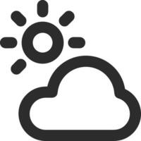 Cloud icon symbol vector image. Illustration of the hosting storage design image