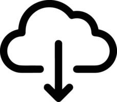 Cloud icon symbol vector image. Illustration of the hosting storage design image