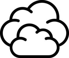 Cloud icon symbol vector image. Illustration of the hosting storage design image