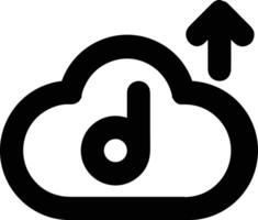 Cloud icon symbol vector image. Illustration of the hosting storage design image