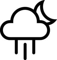 Cloud icon symbol vector image. Illustration of the hosting storage design image