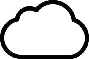 Cloud icon symbol vector image. Illustration of the hosting storage design image