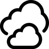 Cloud icon symbol vector image. Illustration of the hosting storage design image