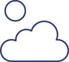 Cloud icon symbol vector image. Illustration of the hosting storage design image