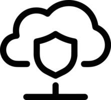 Cloud icon symbol vector image. Illustration of the hosting storage design image