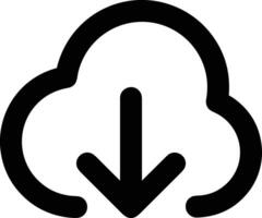 Cloud icon symbol vector image. Illustration of the hosting storage design image