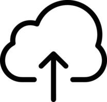 Cloud icon symbol vector image. Illustration of the hosting storage design image