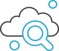 Cloud icon symbol vector image. Illustration of the hosting storage design image