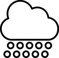 Cloud icon symbol vector image. Illustration of the hosting storage design image