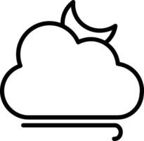 Cloud icon symbol vector image. Illustration of the hosting storage design image