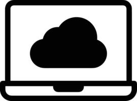 Cloud icon symbol vector image. Illustration of the hosting storage design image