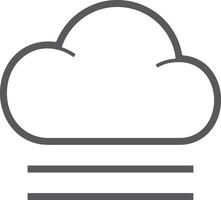 Cloud icon symbol vector image. Illustration of the hosting storage design image