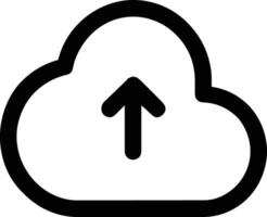 Cloud icon symbol vector image. Illustration of the hosting storage design image