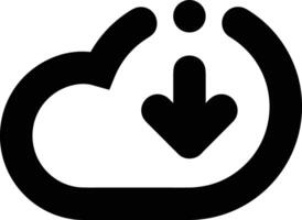 Cloud icon symbol vector image. Illustration of the hosting storage design image