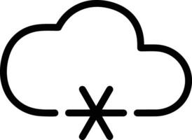 Cloud icon symbol vector image. Illustration of the hosting storage design image