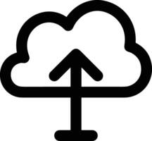 Cloud icon symbol vector image. Illustration of the hosting storage design image