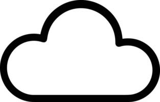 Cloud icon symbol vector image. Illustration of the hosting storage design image