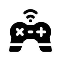 gamepad icon. vector glyph icon for your website, mobile, presentation, and logo design.