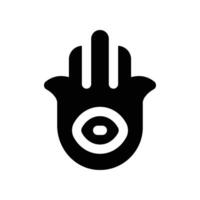 hamsa icon. vector glyph icon for your website, mobile, presentation, and logo design.
