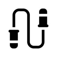 jumping rope icon. vector glyph icon for your website, mobile, presentation, and logo design.