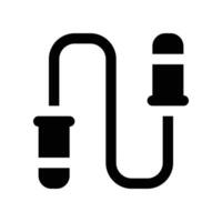 jumping rope icon. vector glyph icon for your website, mobile, presentation, and logo design.