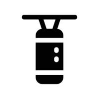 boxing bag icon. vector glyph icon for your website, mobile, presentation, and logo design.