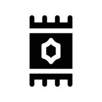 sajadah icon. vector glyph icon for your website, mobile, presentation, and logo design.
