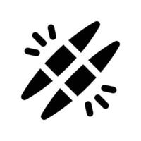 javelin icon. vector glyph icon for your website, mobile, presentation, and logo design.