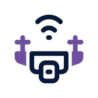 drone icon. vector dual tone icon for your website, mobile, presentation, and logo design.