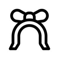 headband icon. vector line icon for your website, mobile, presentation, and logo design.