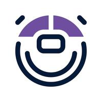 robot vacuum icon. vector dual tone icon for your website, mobile, presentation, and logo design.