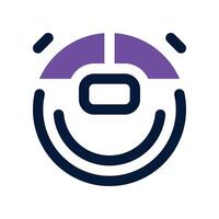 robot vacuum icon. vector dual tone icon for your website, mobile, presentation, and logo design.