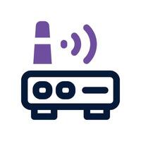 modem icon. vector dual tone icon for your website, mobile, presentation, and logo design.