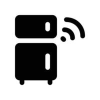 fridge icon. vector glyph icon for your website, mobile, presentation, and logo design.