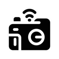 camera icon. vector glyph icon for your website, mobile, presentation, and logo design.